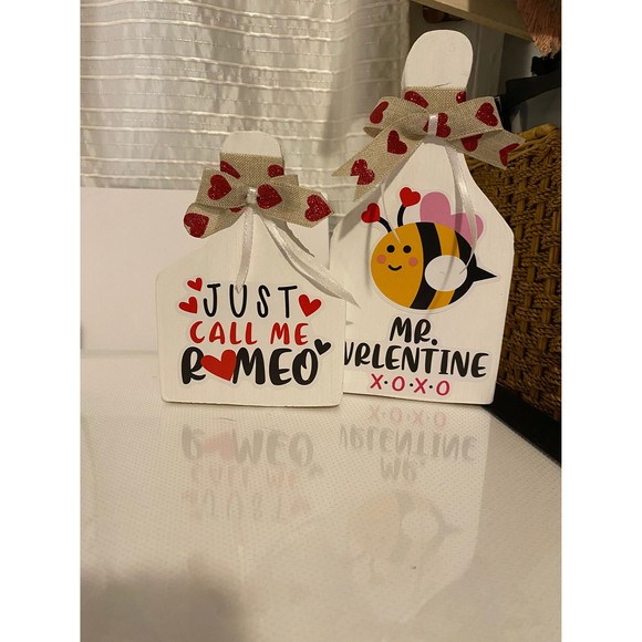 Mini cutting boards Valentine's Day decoration / rustic valentine's day decorati - Picture 11 of 11